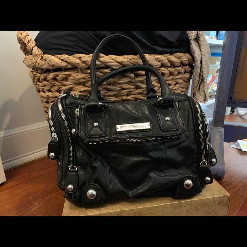BCBG Barrel Handbag Black